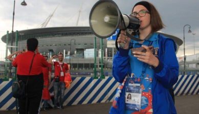 how to see the world cup as a volunteer