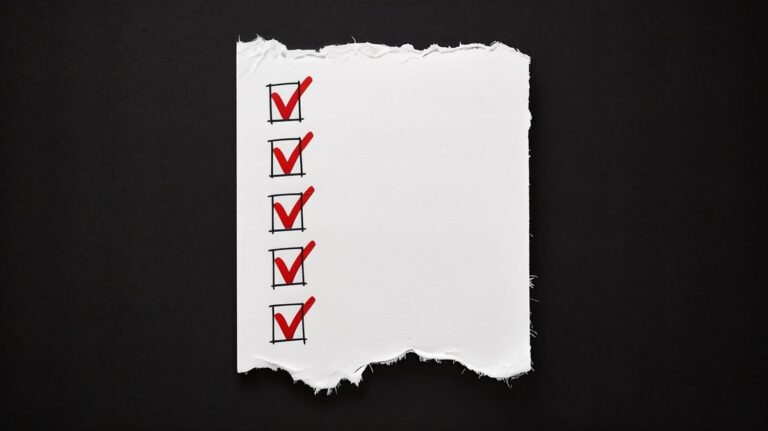 Checklist with red checkmarks symbolizing passport validity and visa requirements travelers must confirm before departure.