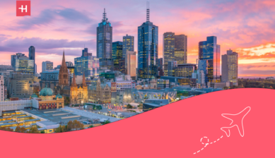 Melbourne city skyline