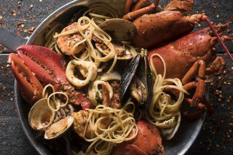Lobster pasta from Daily Catch