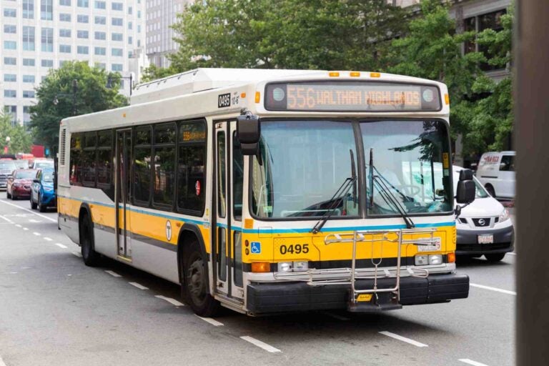 MBTA bus system Boston