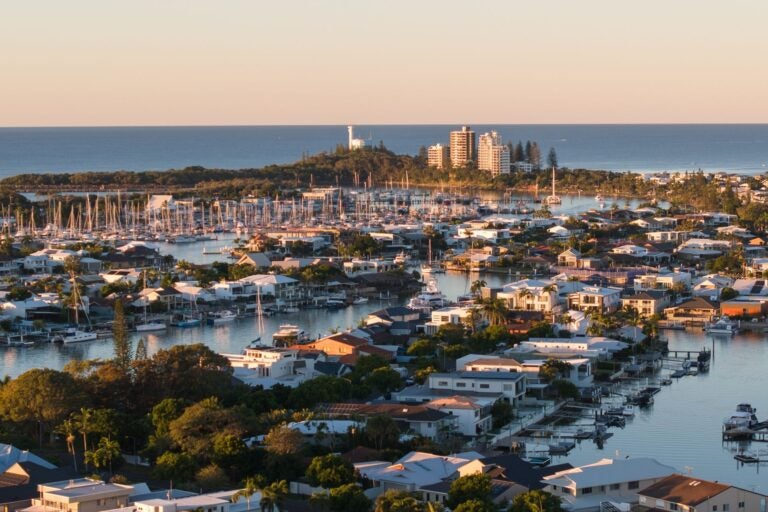 Photo of Mooloolaba and Mt Coolum in Sunshine Coast.