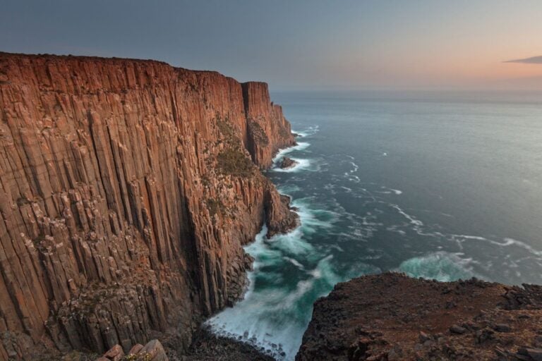 Beautiful coast landscape of Tasman peninsula.