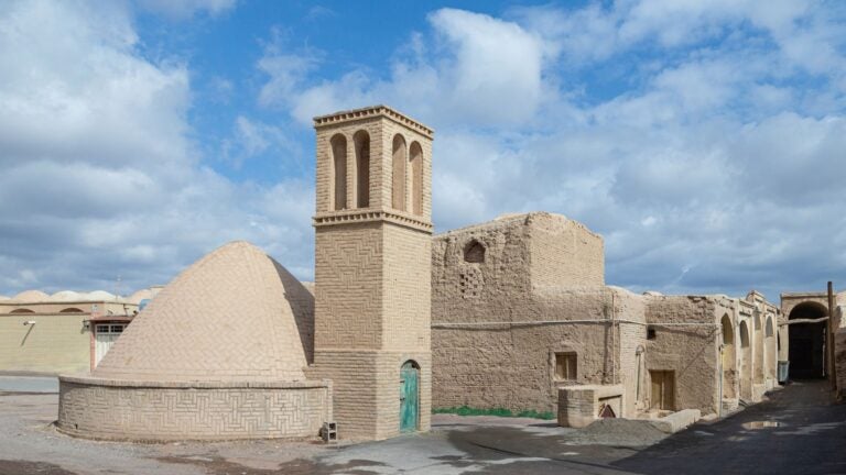 A traditional windcatcher (badgir)