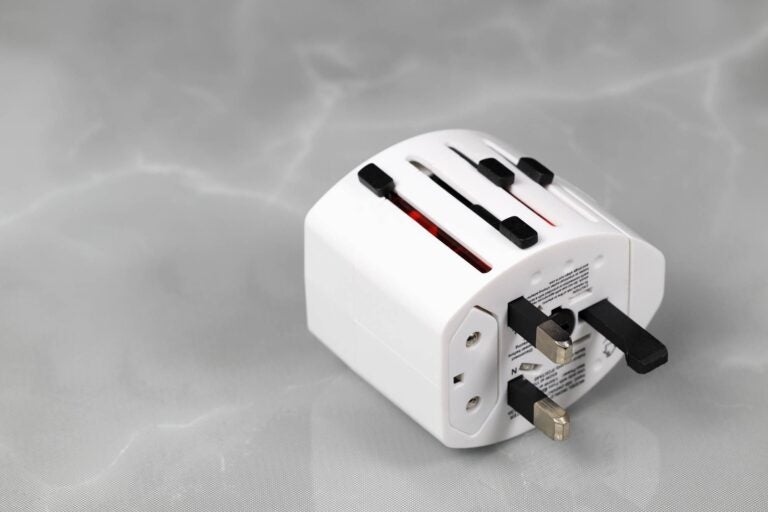 universal adapter with different plugs