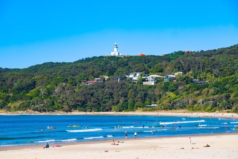 Main beach in Byron Bay,