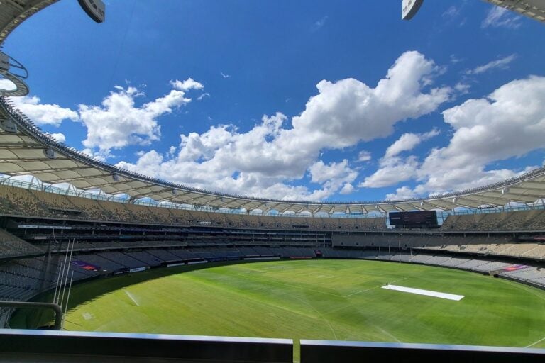 Perth Optus Stadium view