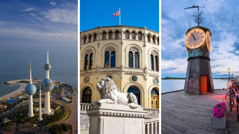 Iconic Oslo landmarks near coliving spaces.