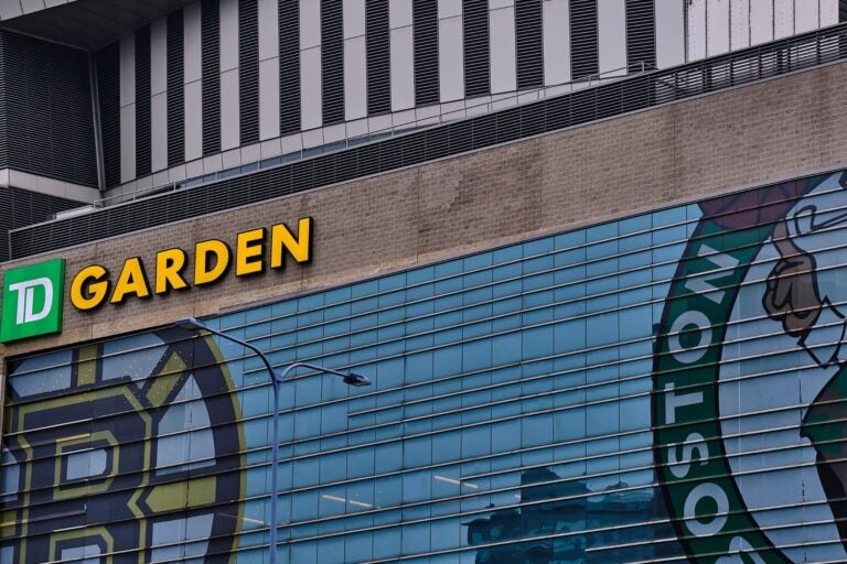  The front of the TD Garden