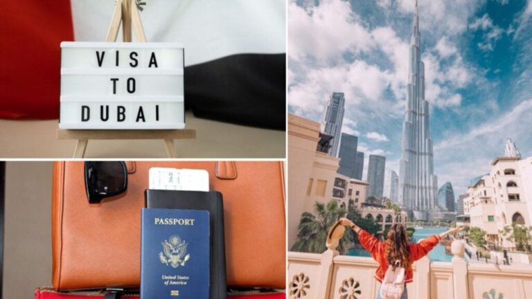 visa and passport for travel to dubai from the us.