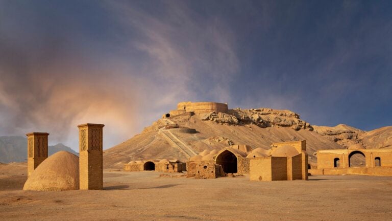 A Zoroastrian fire temple in Yazd