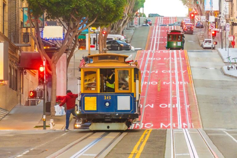 Historic Cable Car in San Francisco, California