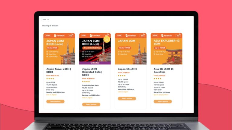 TravelKon esim plans