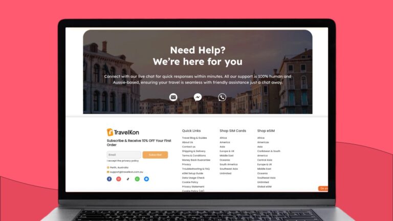 TravelKon Customer support