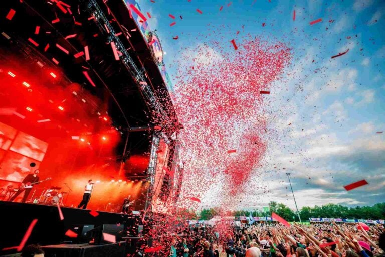 live performance at Pinkpop Festival