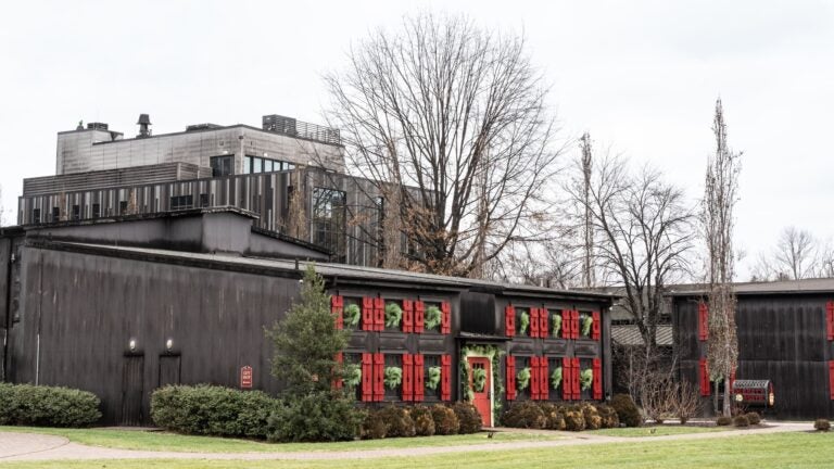Maker's Mark Bourbon Whiskey distillery at Star Hill Farm in Loretto, Kentucky along the bourbon trail