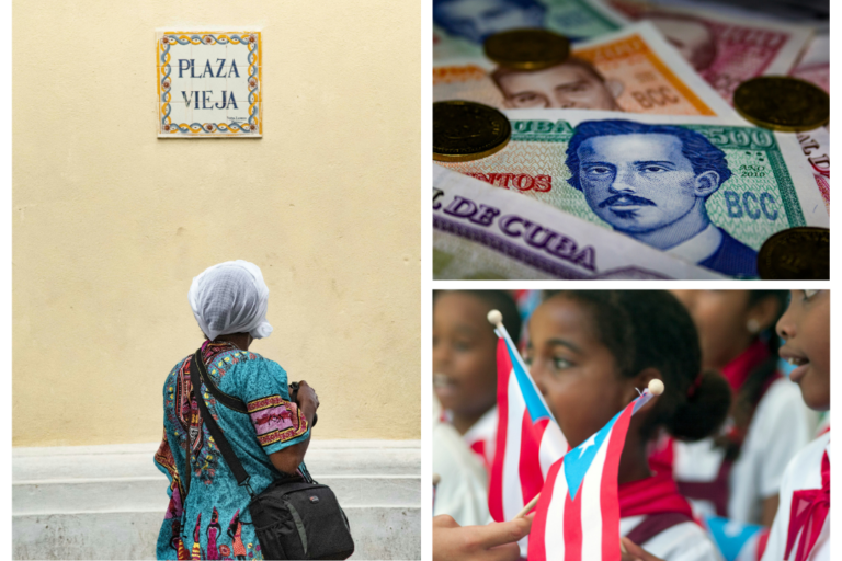 Pictures of working in Cuba
