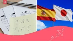 taxes in japan vs spain
