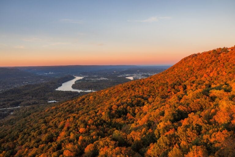 Chattanooga in the fall.
