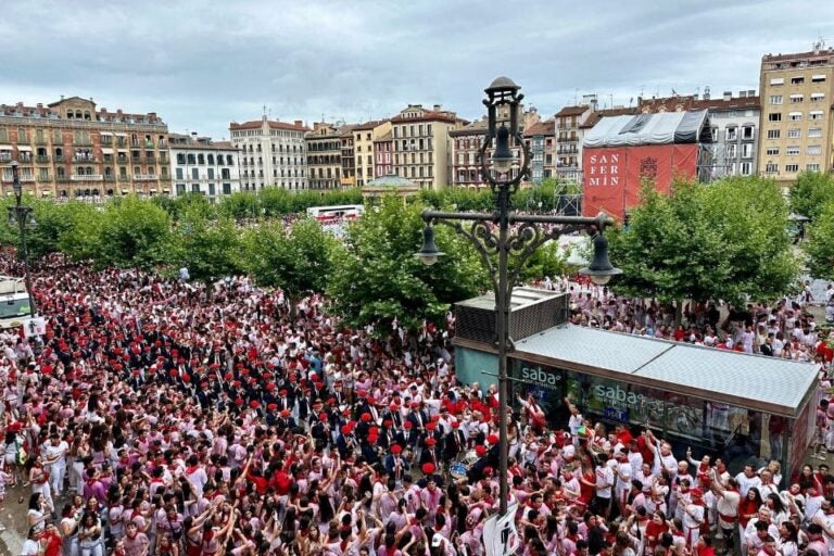 opening ceremony of  San Fermín