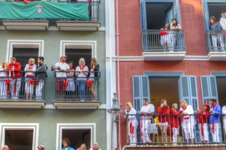 balcony seats for Running of the Bulls