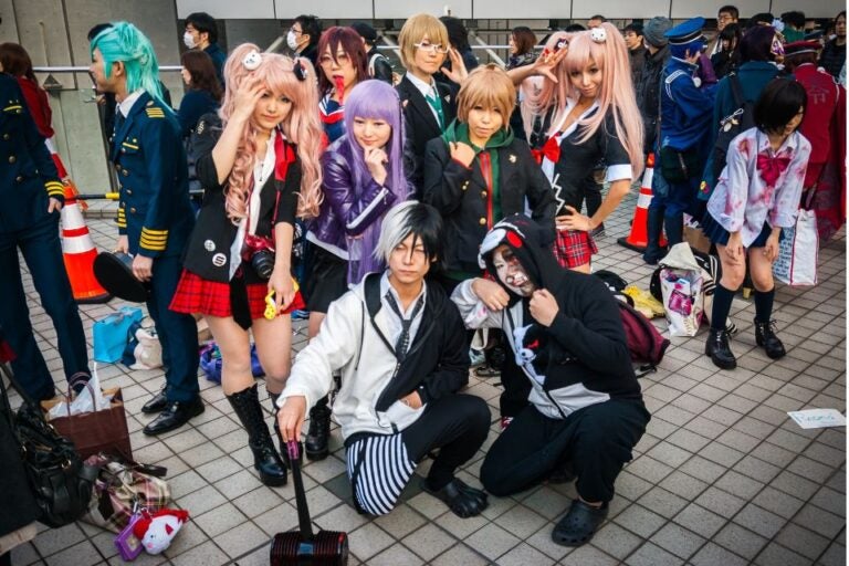 Cosplayers at Comiket