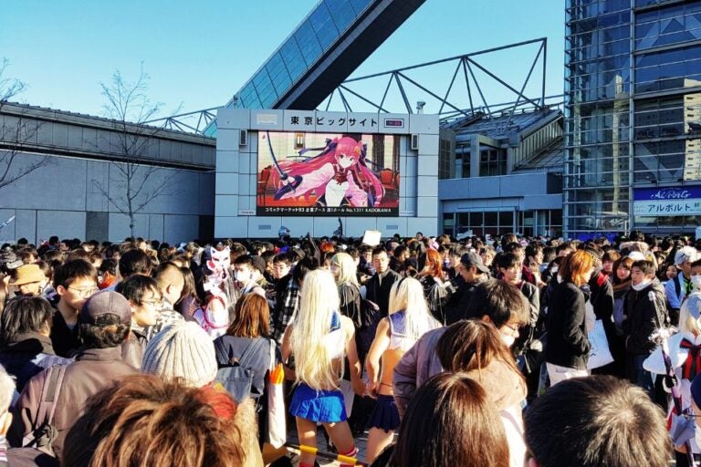 Crowds at Comiket