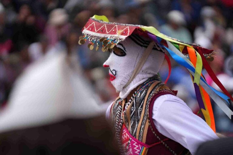 masked performer