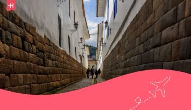 A narrow Inca-walled street in Cusco, worth at least two days on any Peru itinerary.