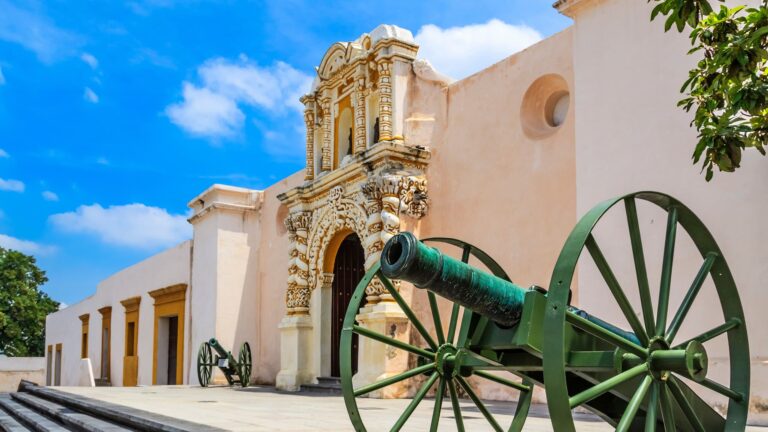 Historic Loreto Fort in Puebla, Mexico, used as a fortification during the Battle of Puebla in 1862