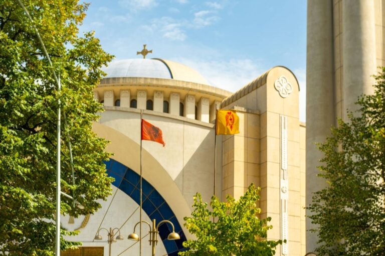 traditional orthodox church in albania