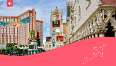 Las Vegas city skyscraper buildings