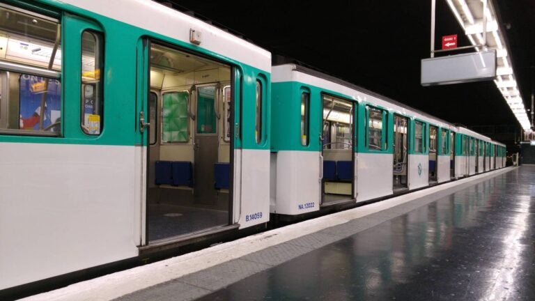 metro station in paris