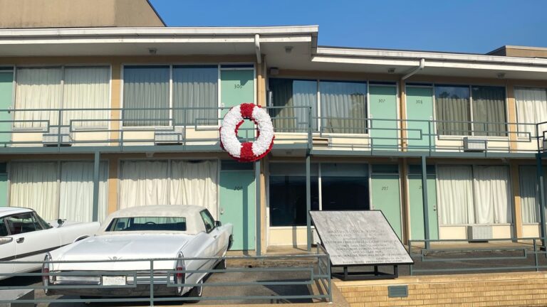 Exterior view of the National Civil Rights Museum in Memphis, Tennessee.