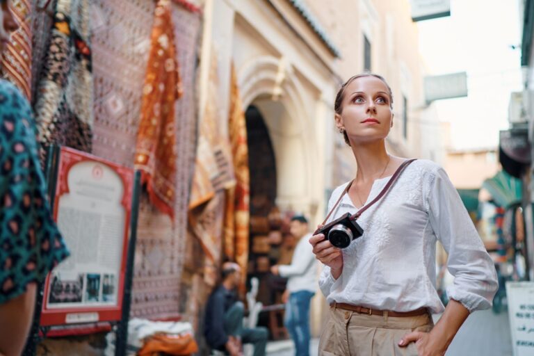 woman in marrakesh - types of travel insurance