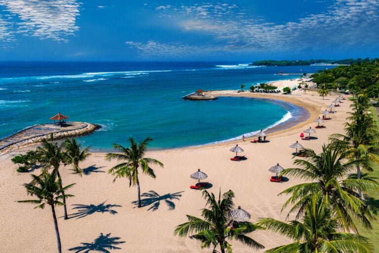 A beach in Bali