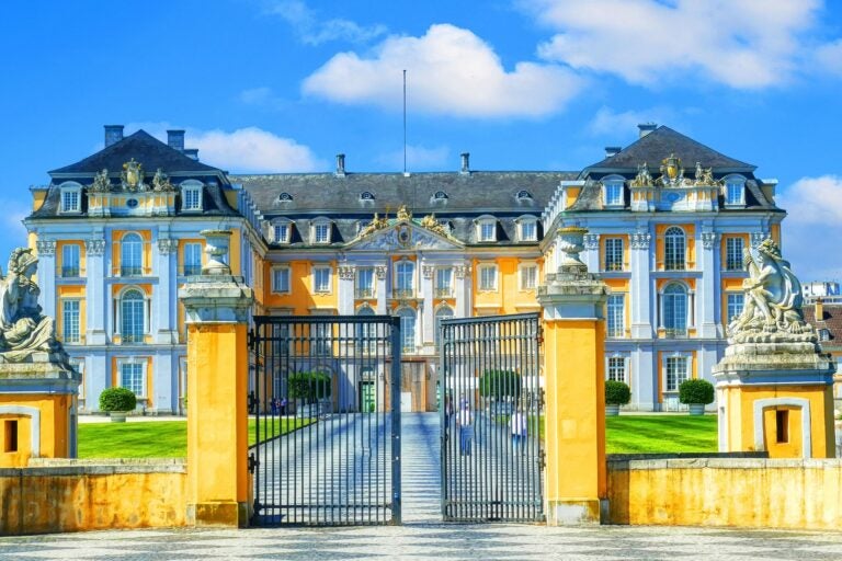 Augustusburg Castle, located in Brühl, Germany.