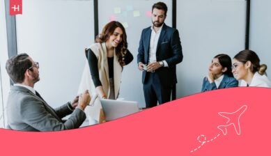 A group of individuals meeting in a coworking space for networking in Edinburgh