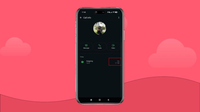 whatsapp video call data usage