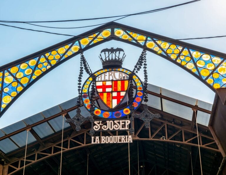 la boqueria entry sign