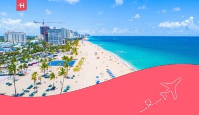 aerial view of Fort Lauderdale Beach - does Florida tax Social Security