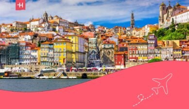 View of Porto from the Atlantic Ocean - best places to retire in Portugal