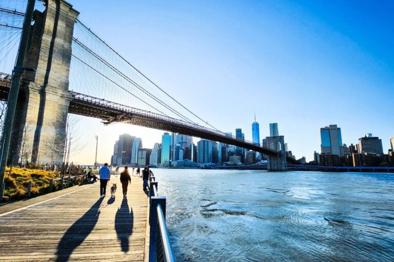 Brooklyn bridge in New York