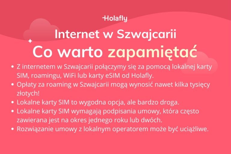 Infografika z podsumowaniem artykułu o Szwajcarii