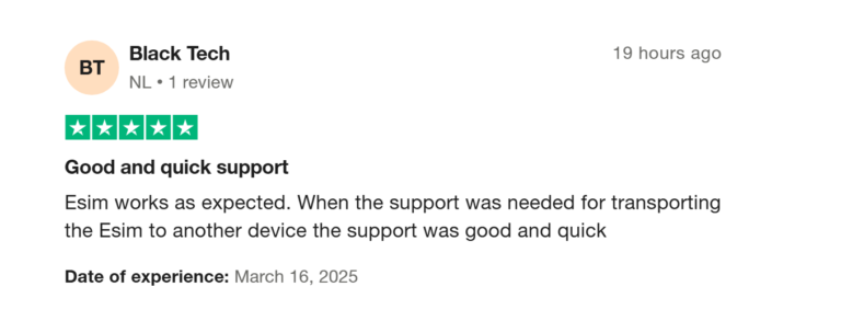 Zrzut ekranu ze strony Tripadvisor na temat Yesim opinie