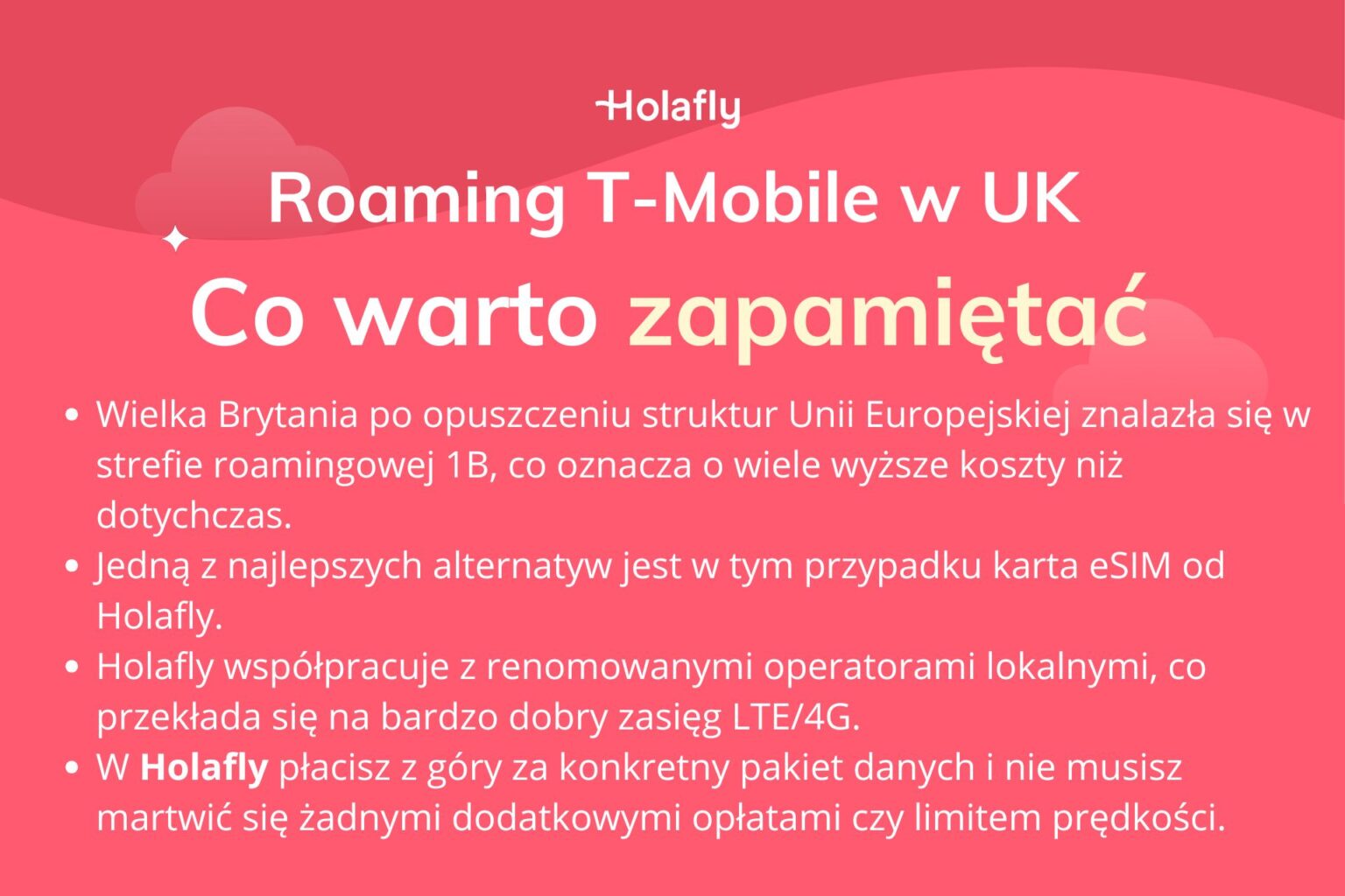 Roaming T-Mobile w UK: Stawki roamingowe i alternatywy - Holafly