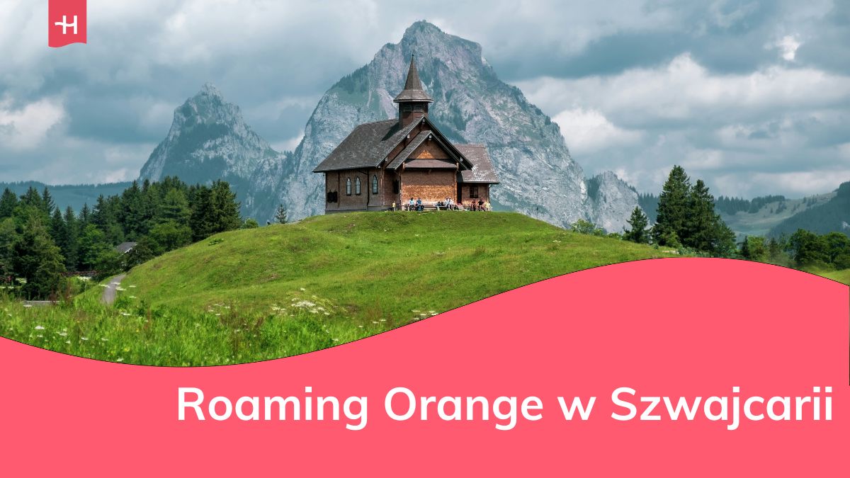 Chatka na tle szczytu górskiego