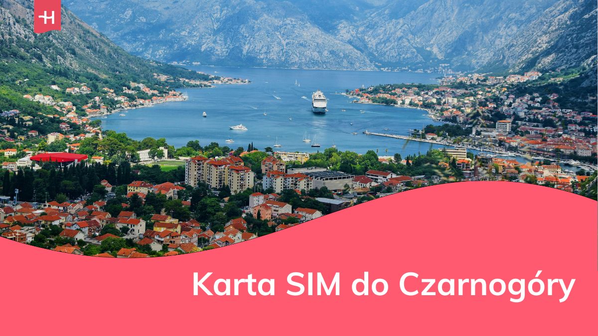 Widok na zatokę w Kotorze, Czarnogóra