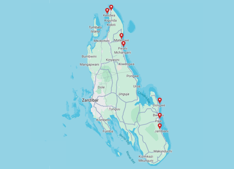 Zanzibar plaże