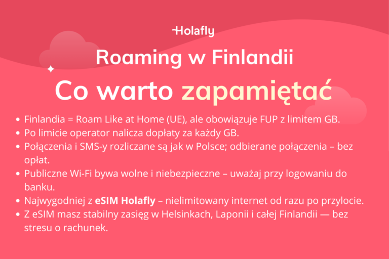 Co warto zapamiętać o roamingu w Finlandii.